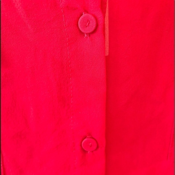 Erin Fetherston Silk Red Blouse Size S NWT - Picture 4 of 13